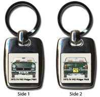 MG Midget MkIII (wire wheels) 1972-74 Keyring 5